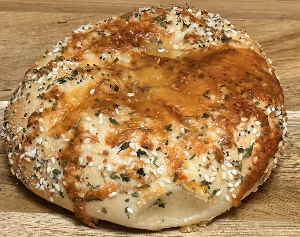 Cheesey Everything Bagel